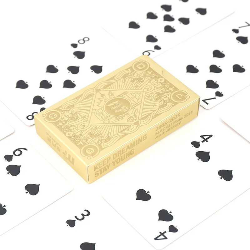 Custom Surface Finishing Material Packaging High Quality Cold Foil Stamping Poker Gold/Silver Edge Luxury Paper Playing Cards 4 Custom Surface Finishing Material Packaging High Quality Cold Foil Stamping Poker Gold/Silver Edge Luxury Paper Playing Cards - Image 4